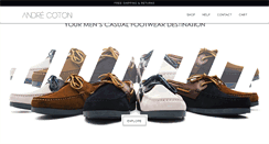 Desktop Screenshot of andrecoton.com